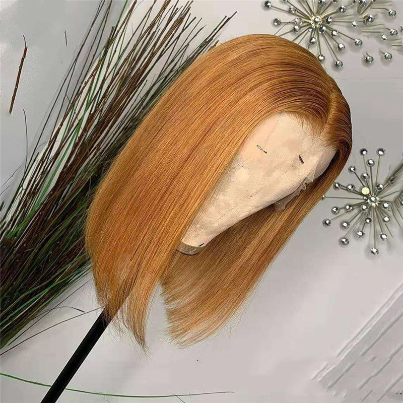 Lace Forehead Wig, Blond Human Hair Wig Lace Forehead Wig, Blond Human Hair Wig